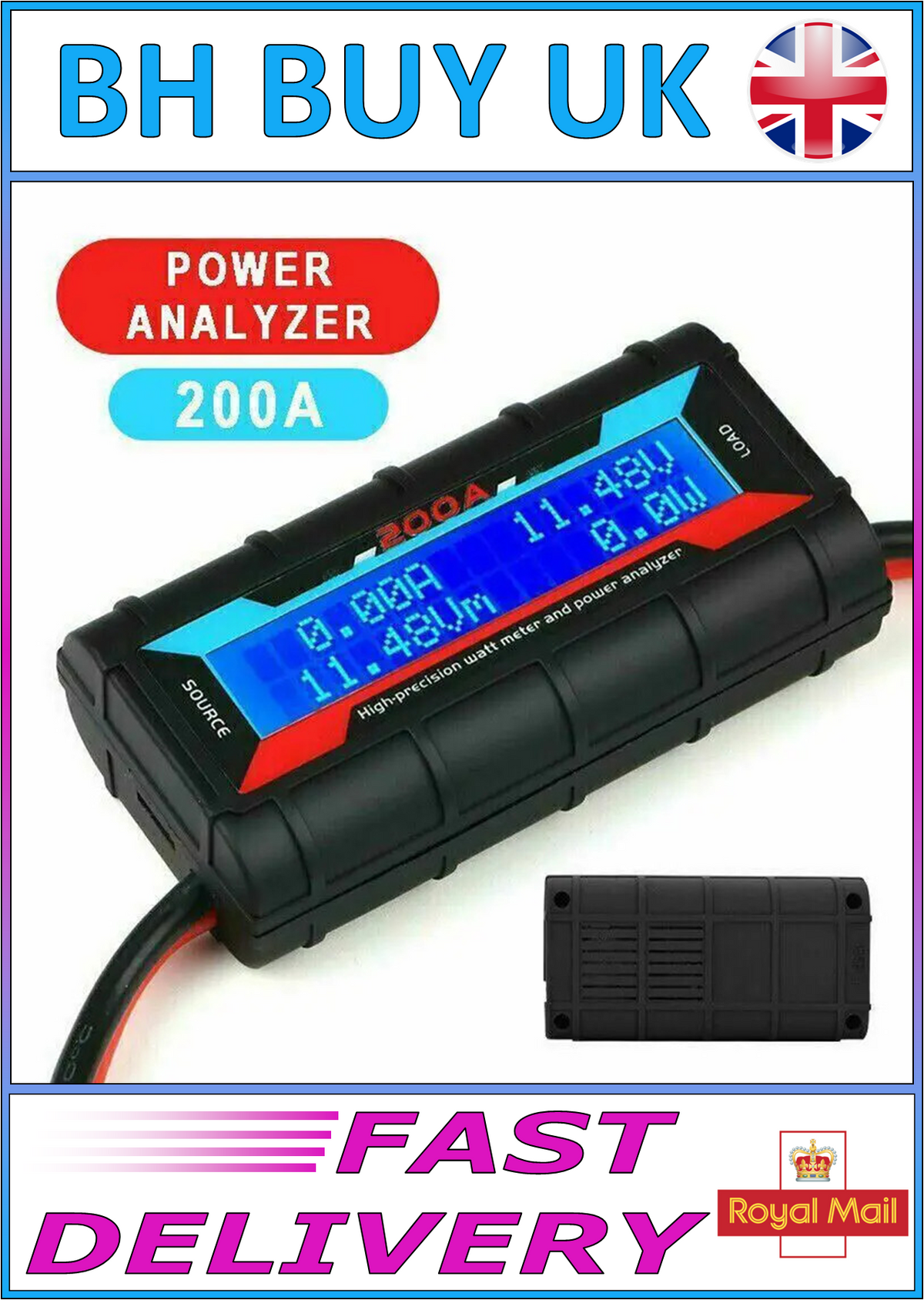 200A LCD DIGITAL HIGH PRECISION AMP WATT METER