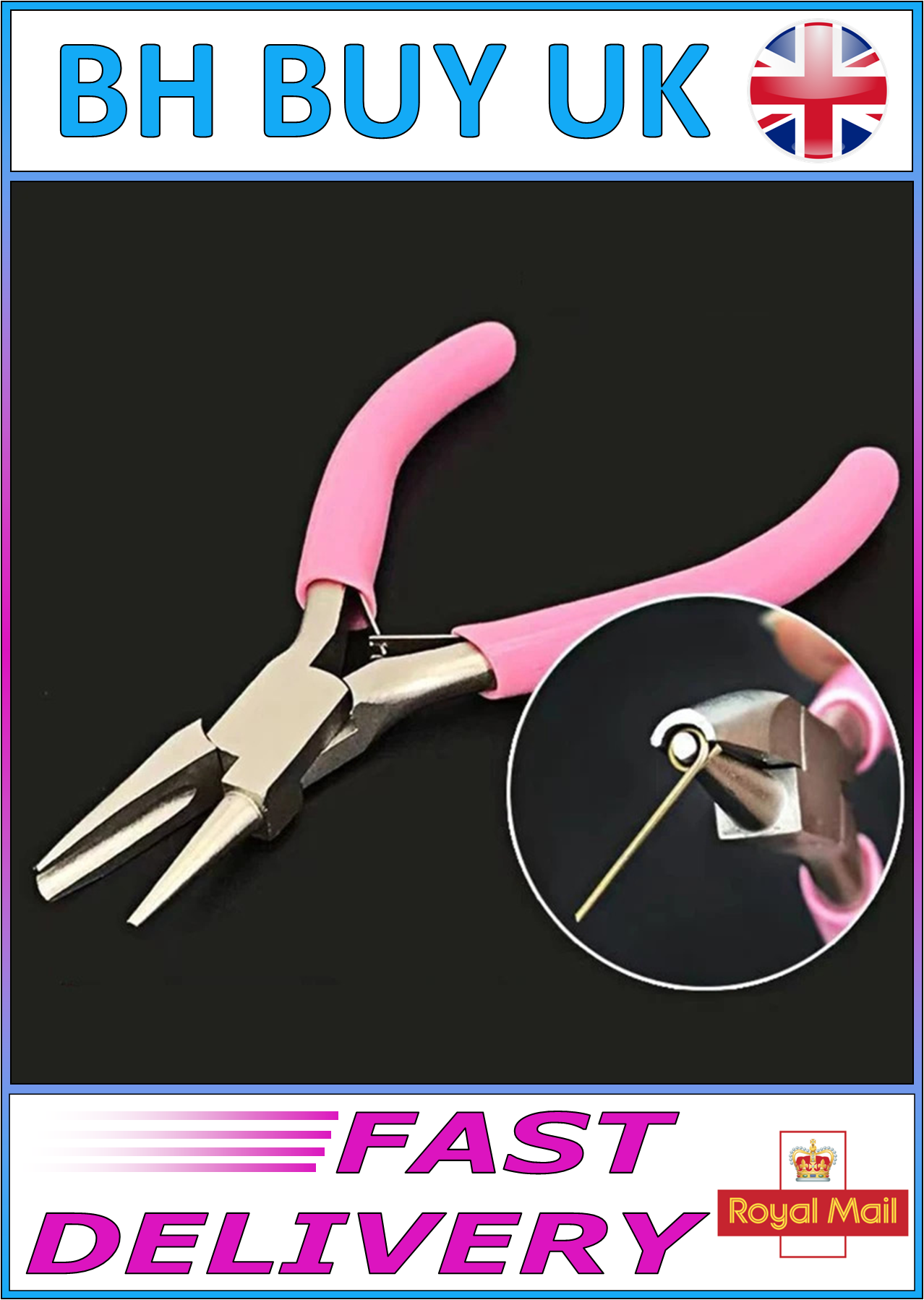 HALF ROUND JEWELLERY PLIERS