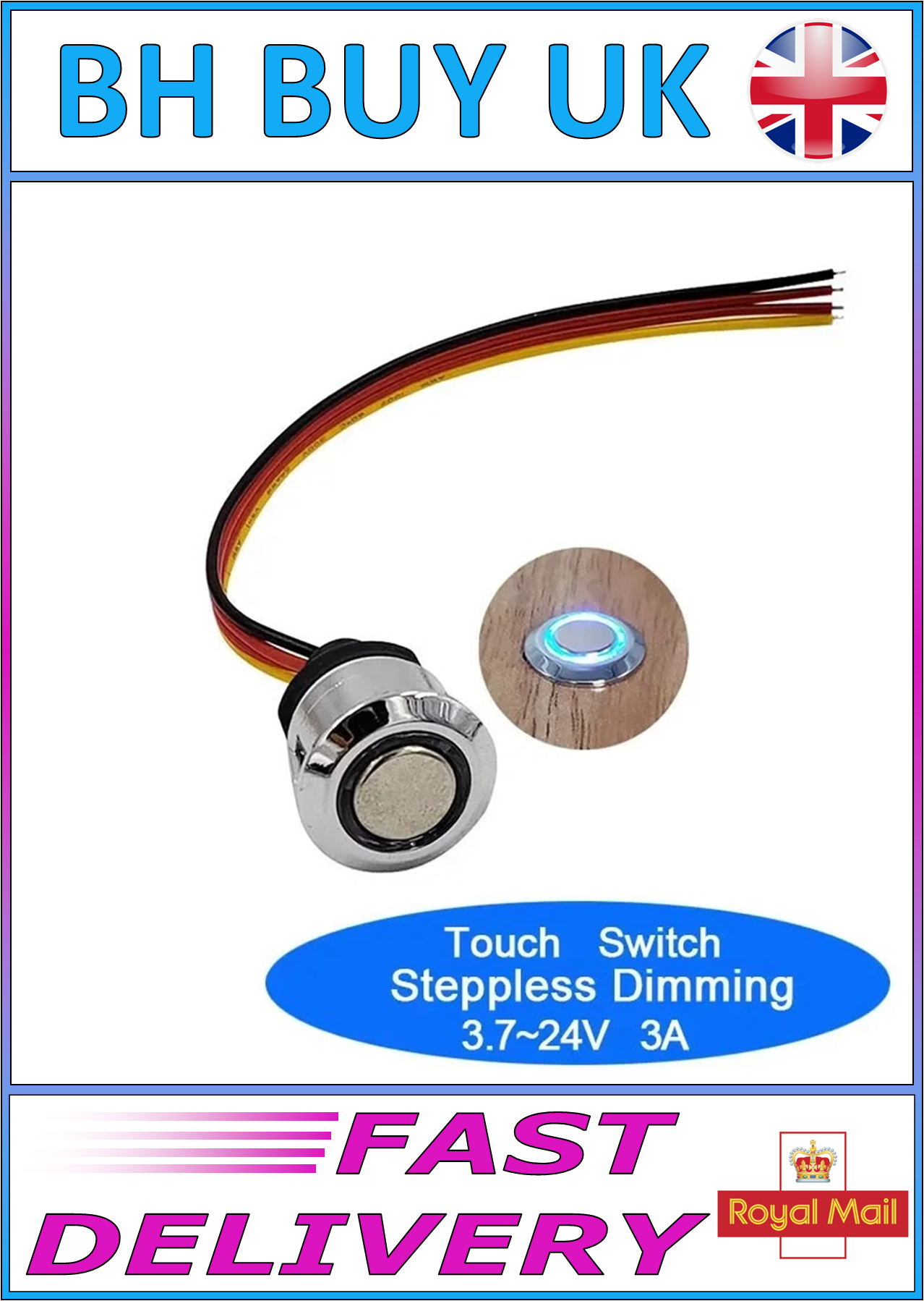 LED DIMMER 12v TOUCH SWITCH