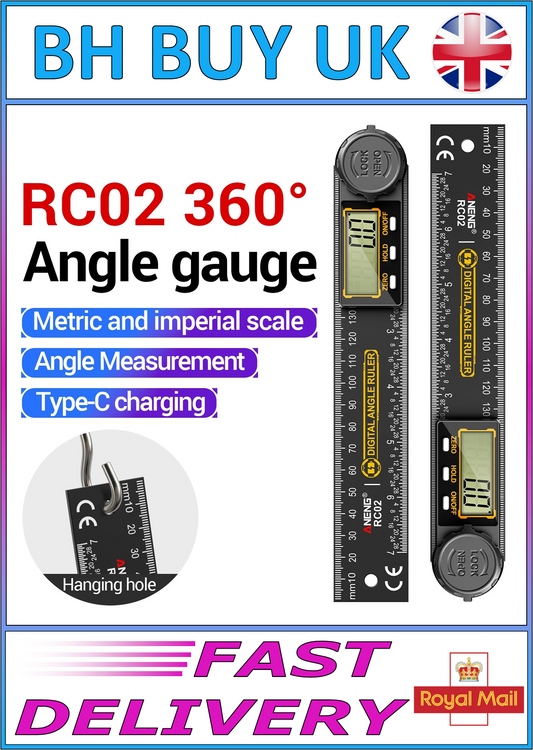 RECHARGABLE DIGITAL ANGLE GAUGE