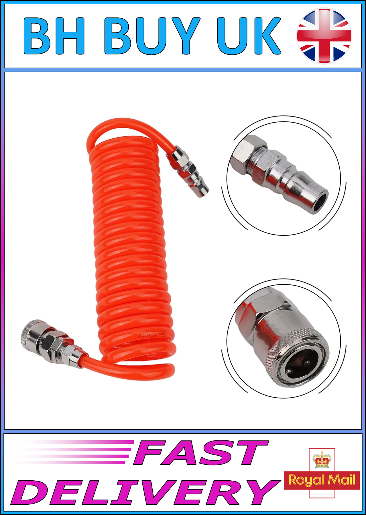 6m PNEUMATIC AIR HOSE