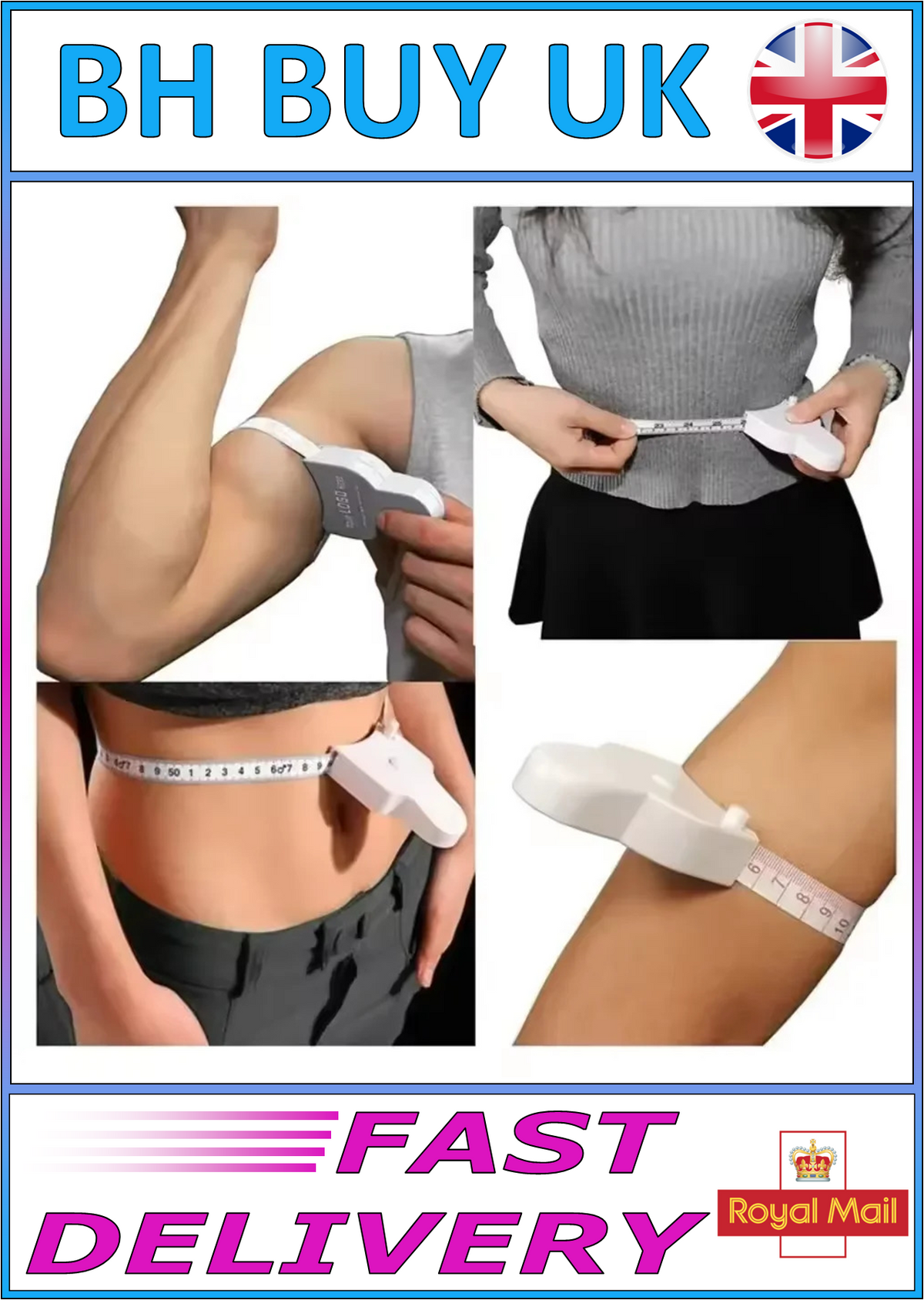 AUTOMATIC BODY TAPE MEASURE SELF RETRACTING