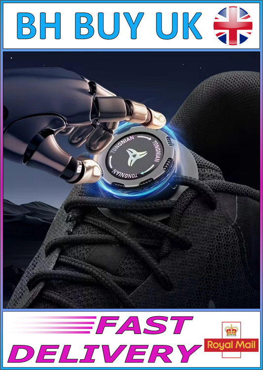 NO TIE SHOELACES - TWIST LOCK - BLACK