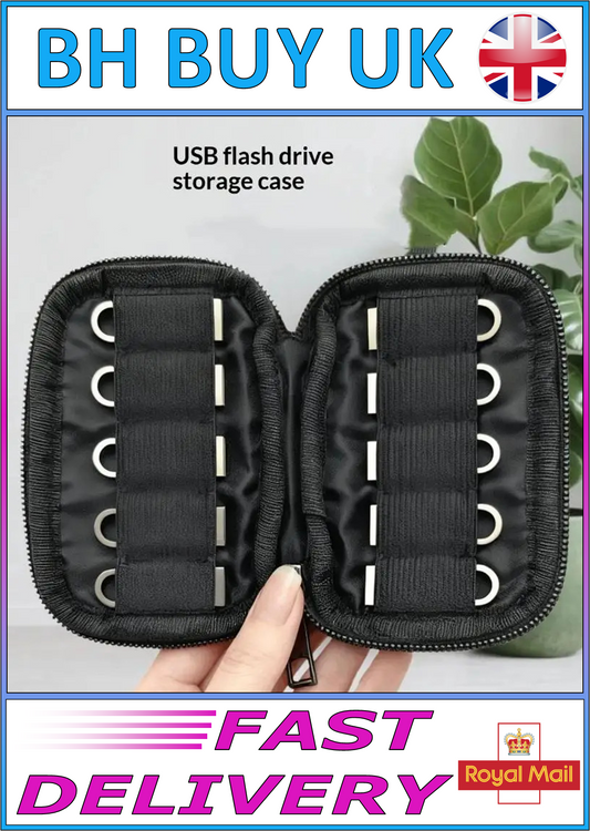 10 SECTION USB FLASH DISK STORAGE CASE