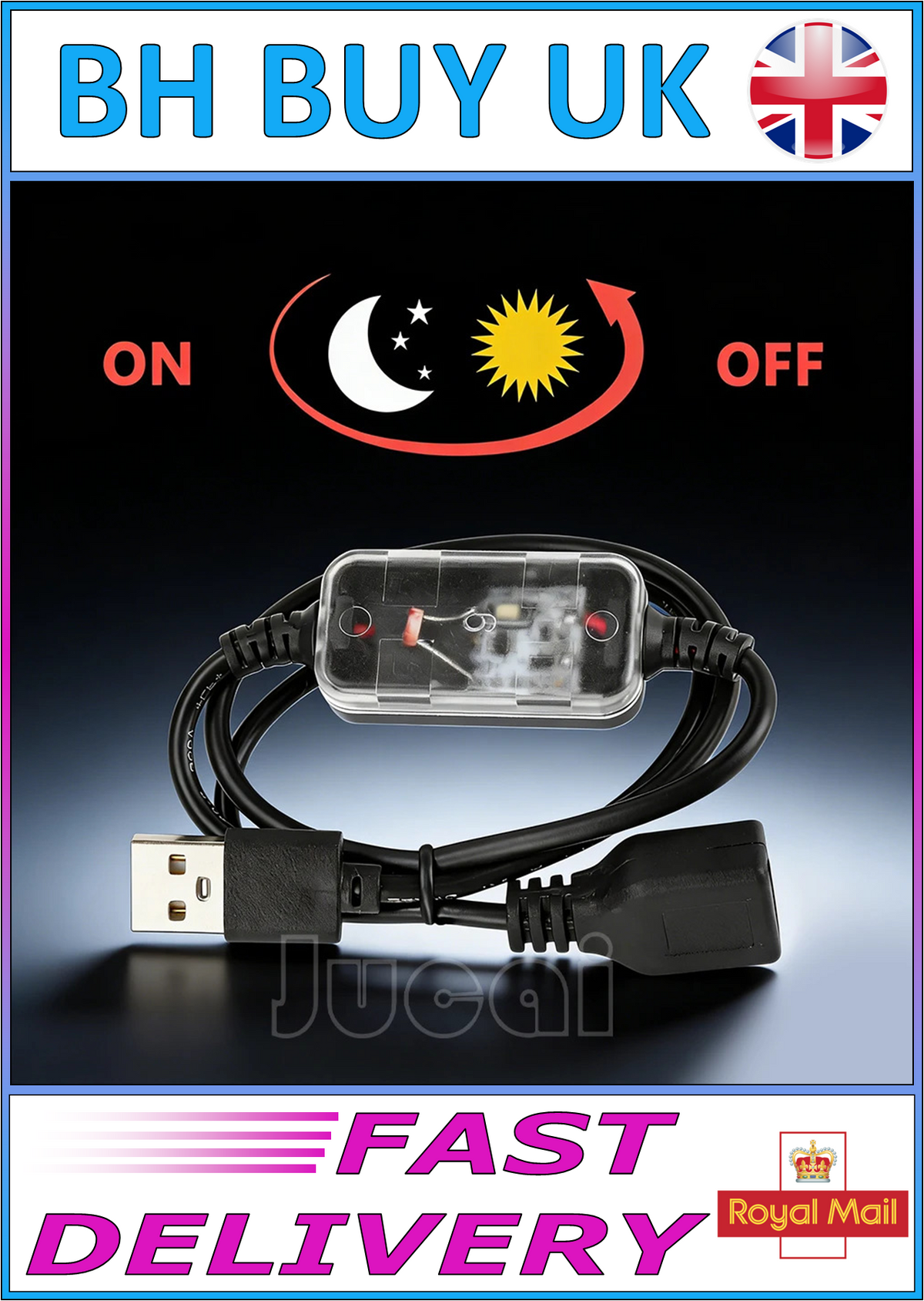 USB LIGHT SENSOR SWITCH ON OFF PHOTOCELL