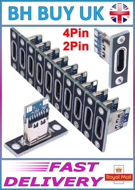 20 x TYPE C USB JACK 3.1 FEMALE 2 or 4 PIN