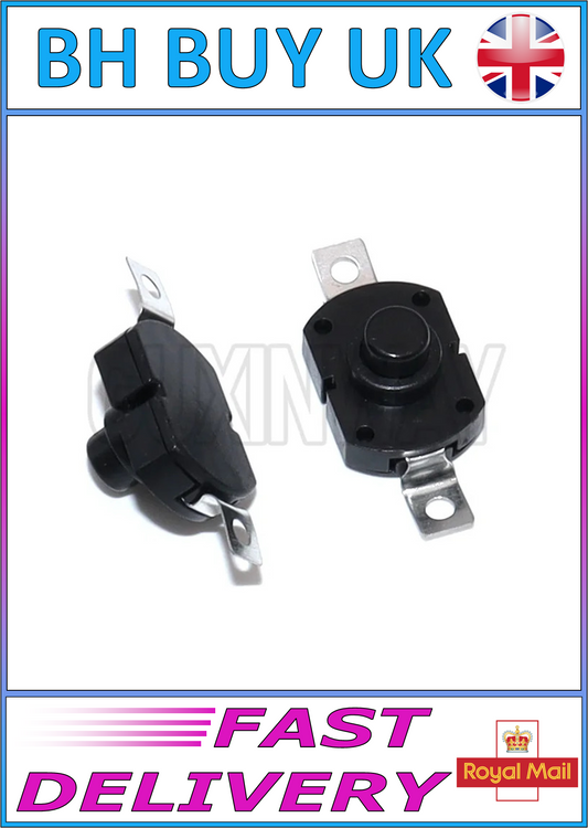 10 x ON OFF 30V 1A LOCK PUSH SWITCH LATCHING