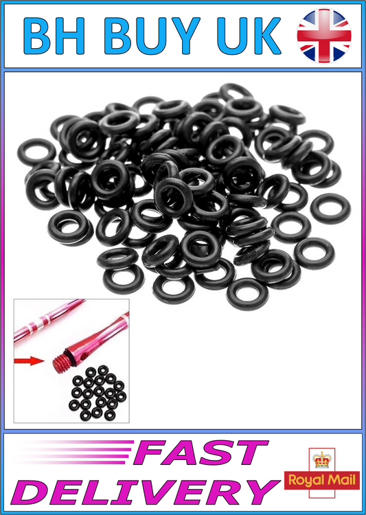 30 x RUBBER DART SHAFT O RINGS