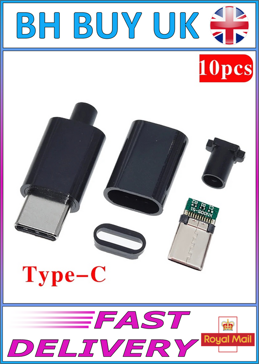 10 x TYPE C USB 3.1 3A FAST CHARGE USB CONNECTORS