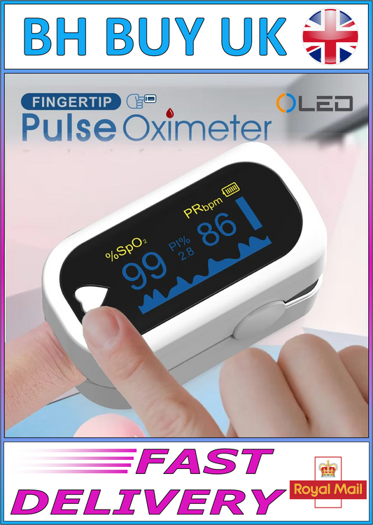 FINGER PULSE OXIMETER HEART RATE MONITOR