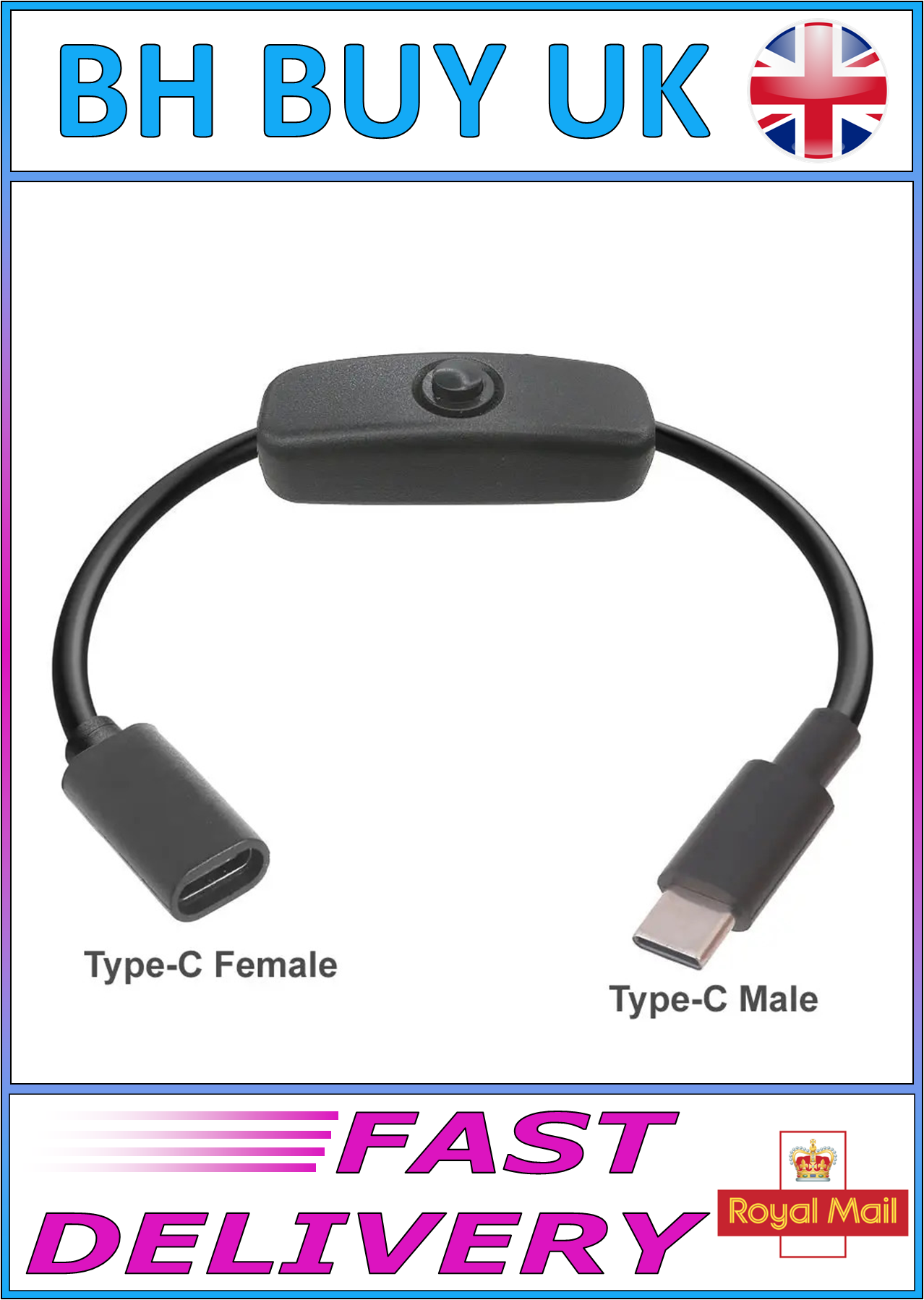 USB TYPE C INLINE SWITCH