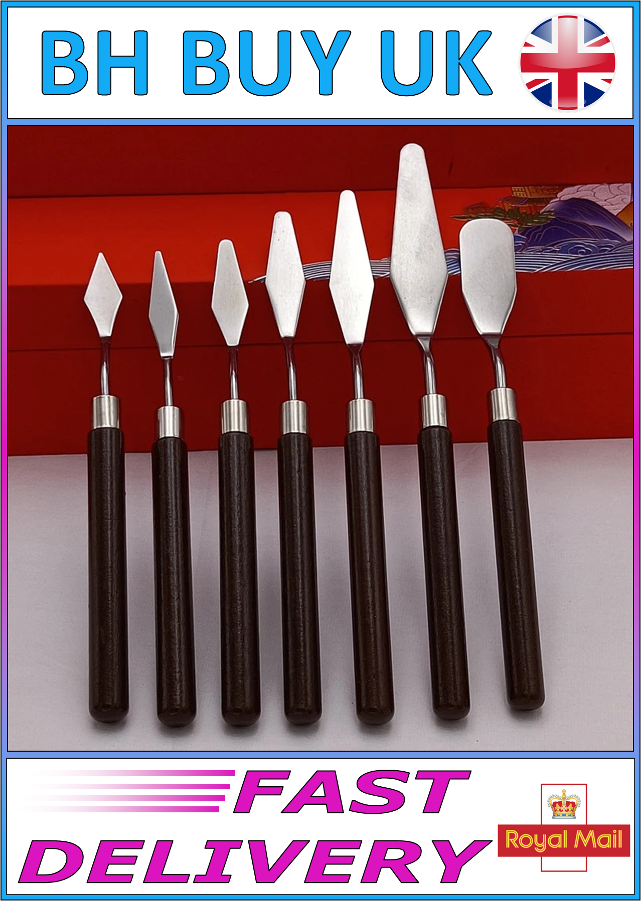 7 x OIL PAINTING TOOL KIT