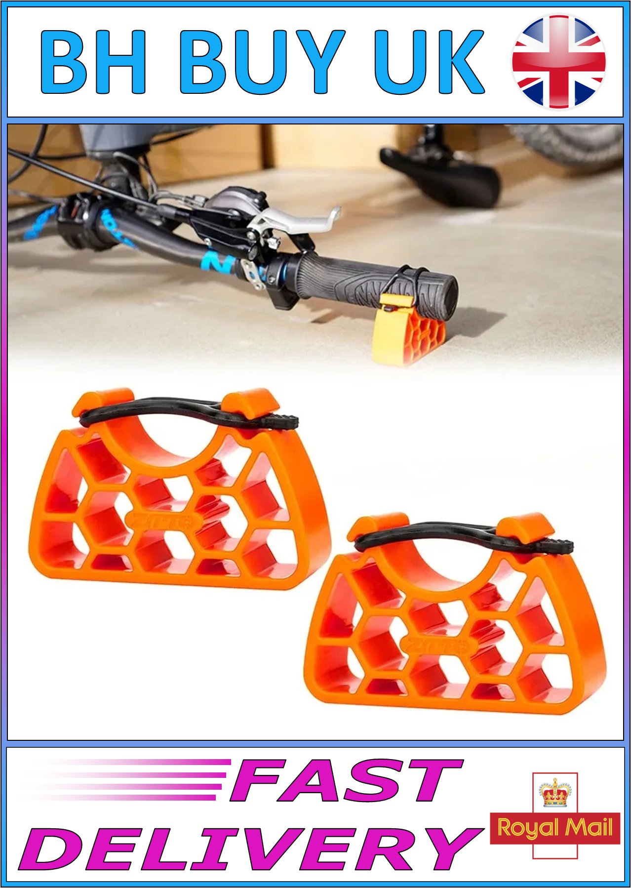 2 x BIKE HANDLEBAR REST BRACKET FOR MAINTENANCE