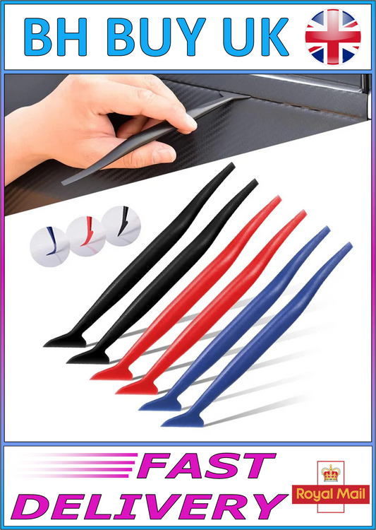 6 x VINYL WRAP MICRO SQUEEGEE SET