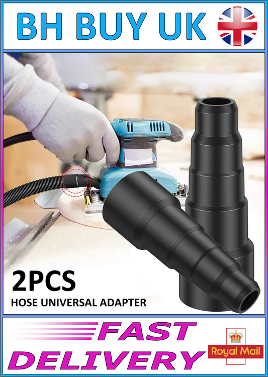 2 x STEPPED VACUUM HOSE ADAPTOR
