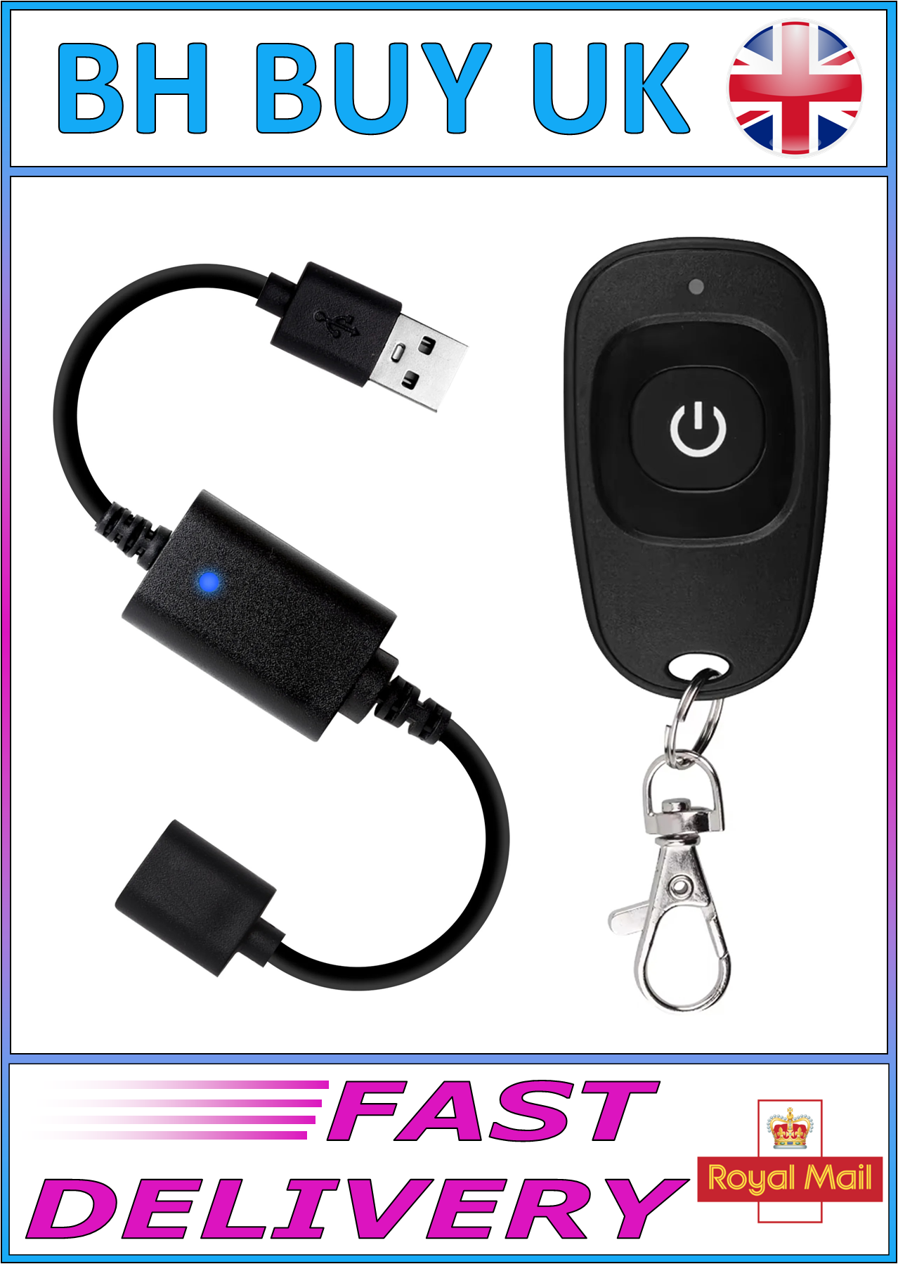 WIRELESS RF REMOTE CONTROL USB SWITCH