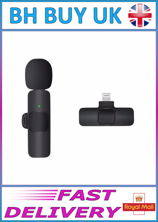 WIRELESS LAVALIER MICROPHONE - TYPE C & LIGHTNING