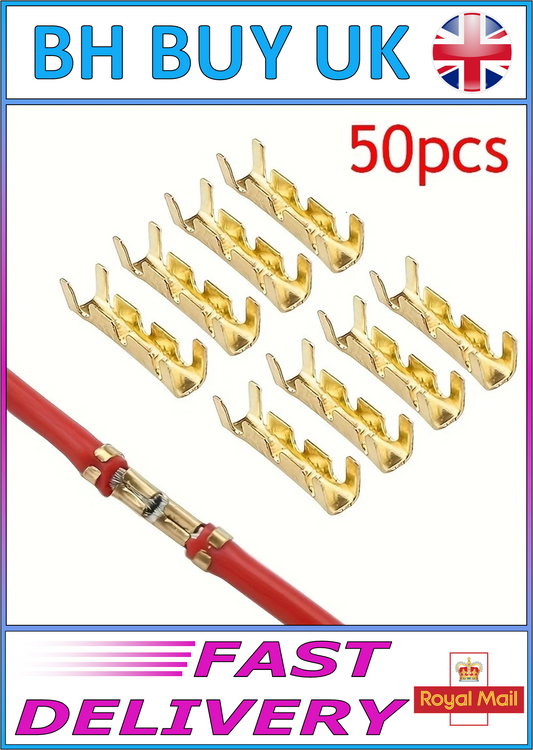 50 x BRASS DOCKING CONNECTORS