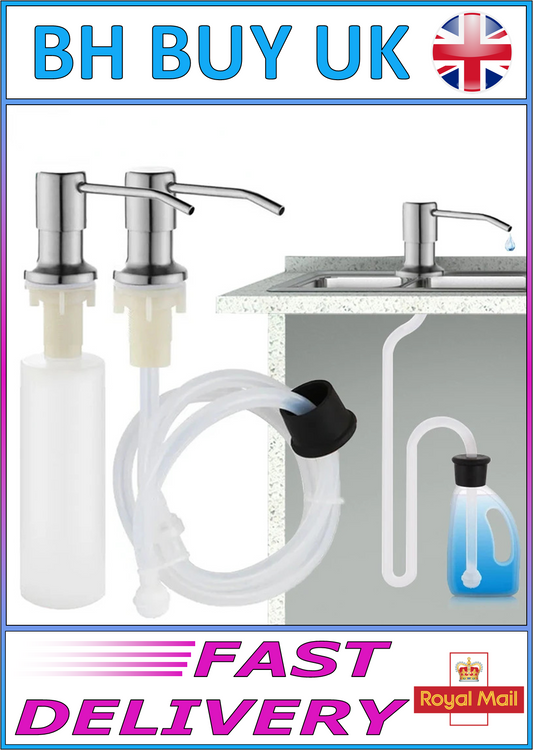 KITCHEN SINK INTEGRATED SOAP DISPENSER STAINLESS STEEL
