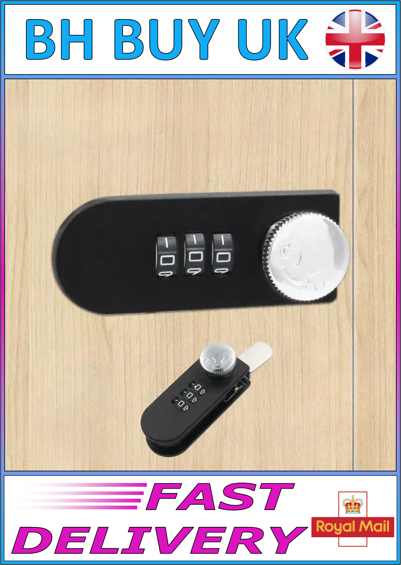 DRAWER COMBINATION LOCK