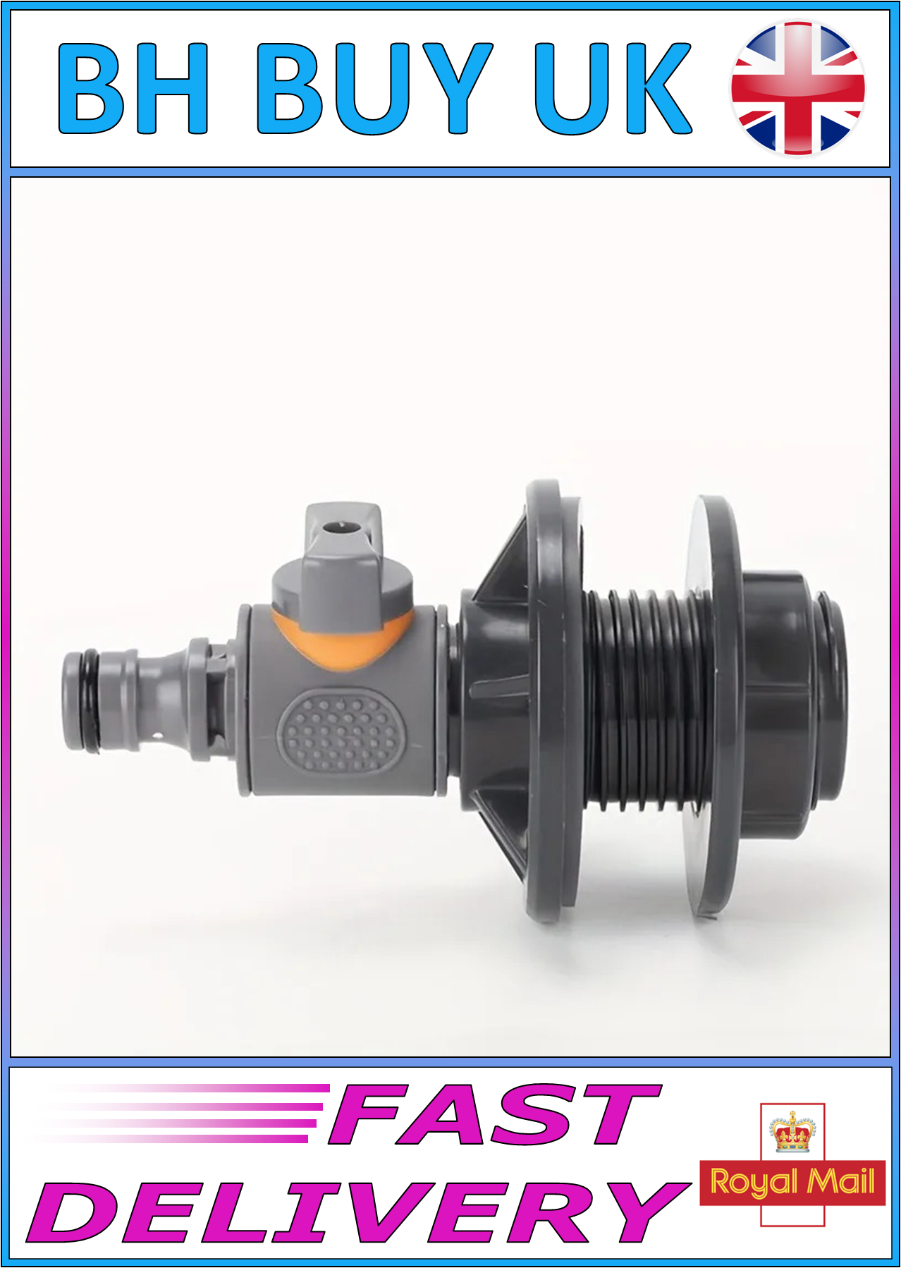 PVC IBC WATER BARREL TAP AND TANK CONNECTOR