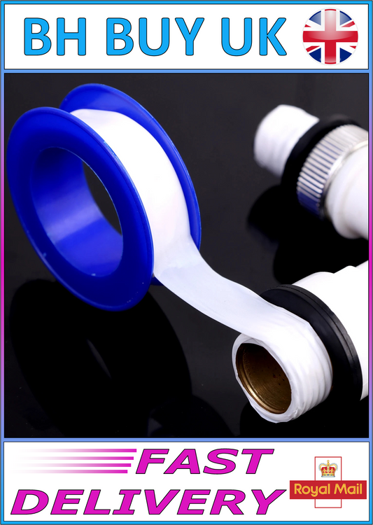 5 x  PTFE TAPE 10m x 1.5cm