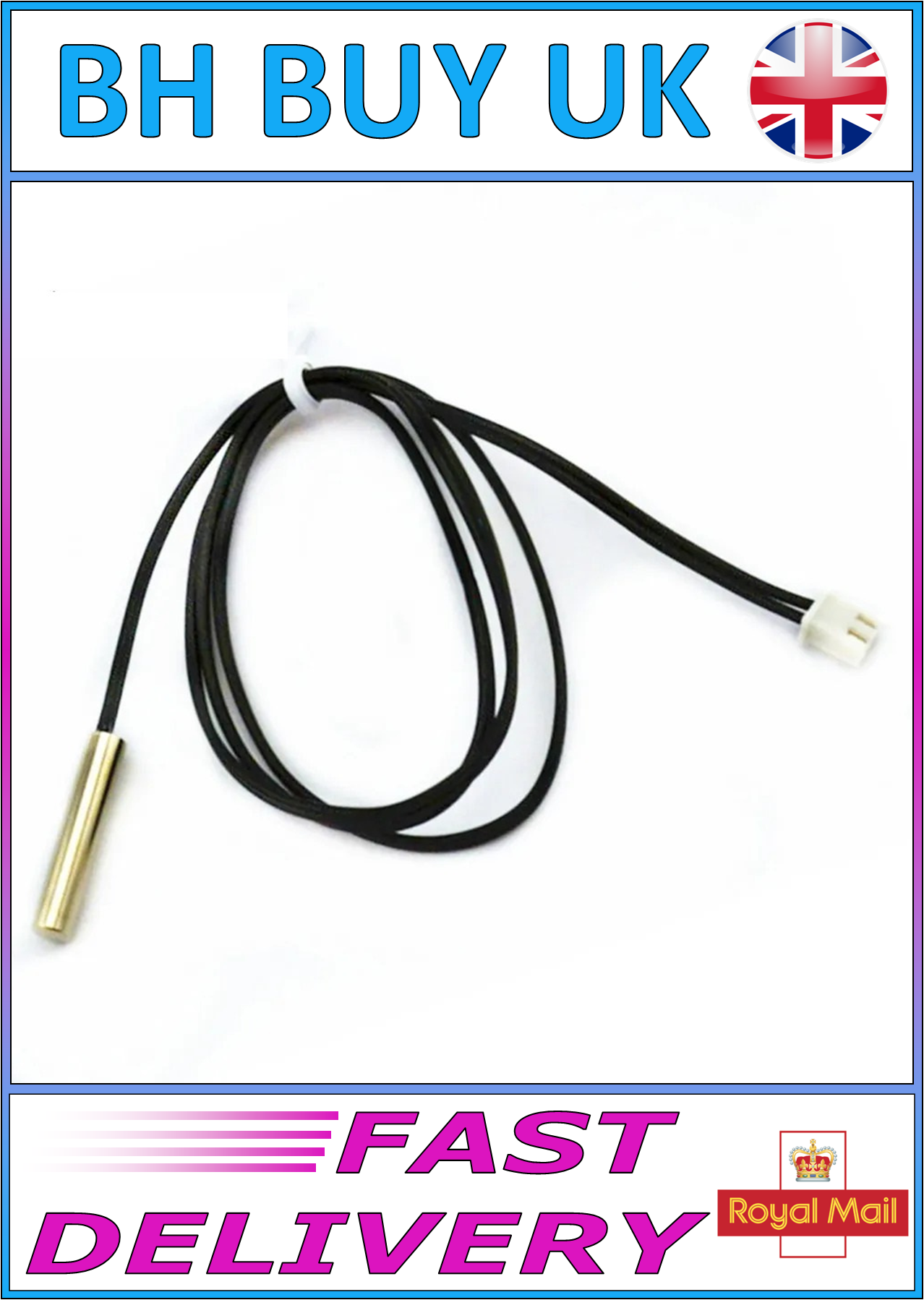 10K 1% 3950 WATERPROOF DIGITAL TEMERATURE PROBE