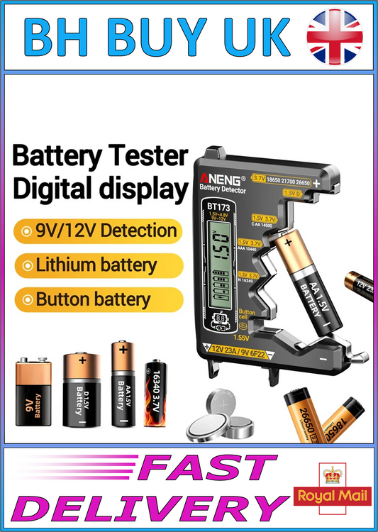 BATTERY TESTER FOR ALL BATTERIES