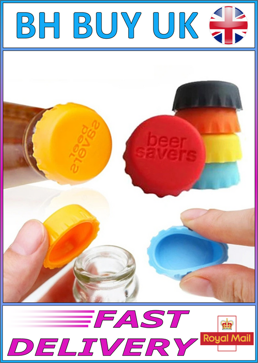 24 x SILICONE BOTTLE CAPS