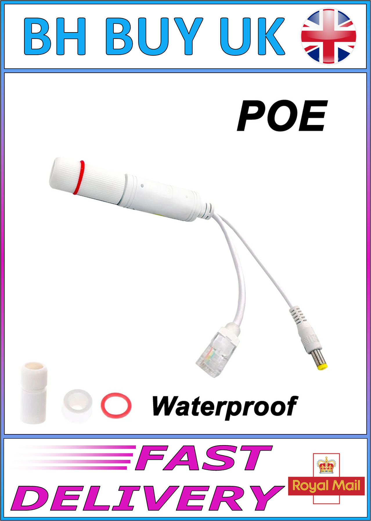 POE SPLITTER 48v - 12v POWER & DATA