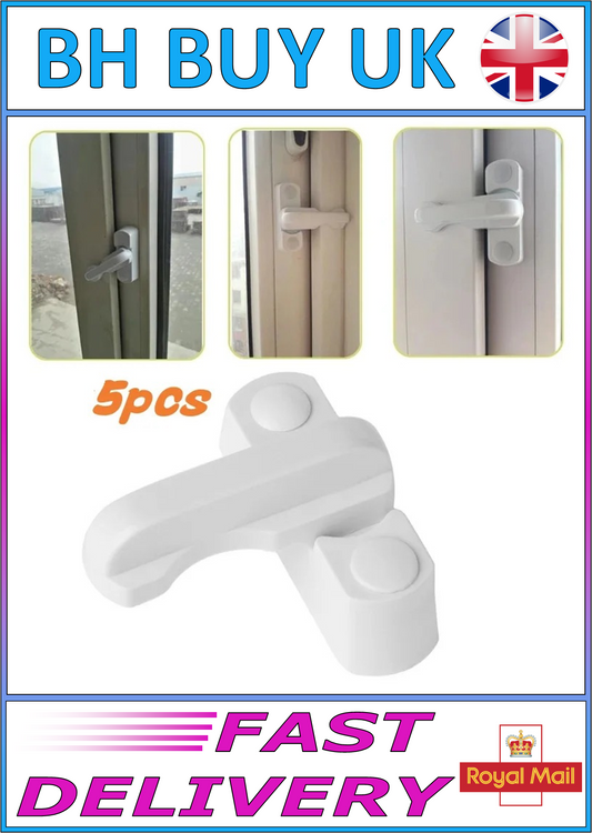 5 x PVC SASH LOCKS FOR PVC WINDOWS & DOORS