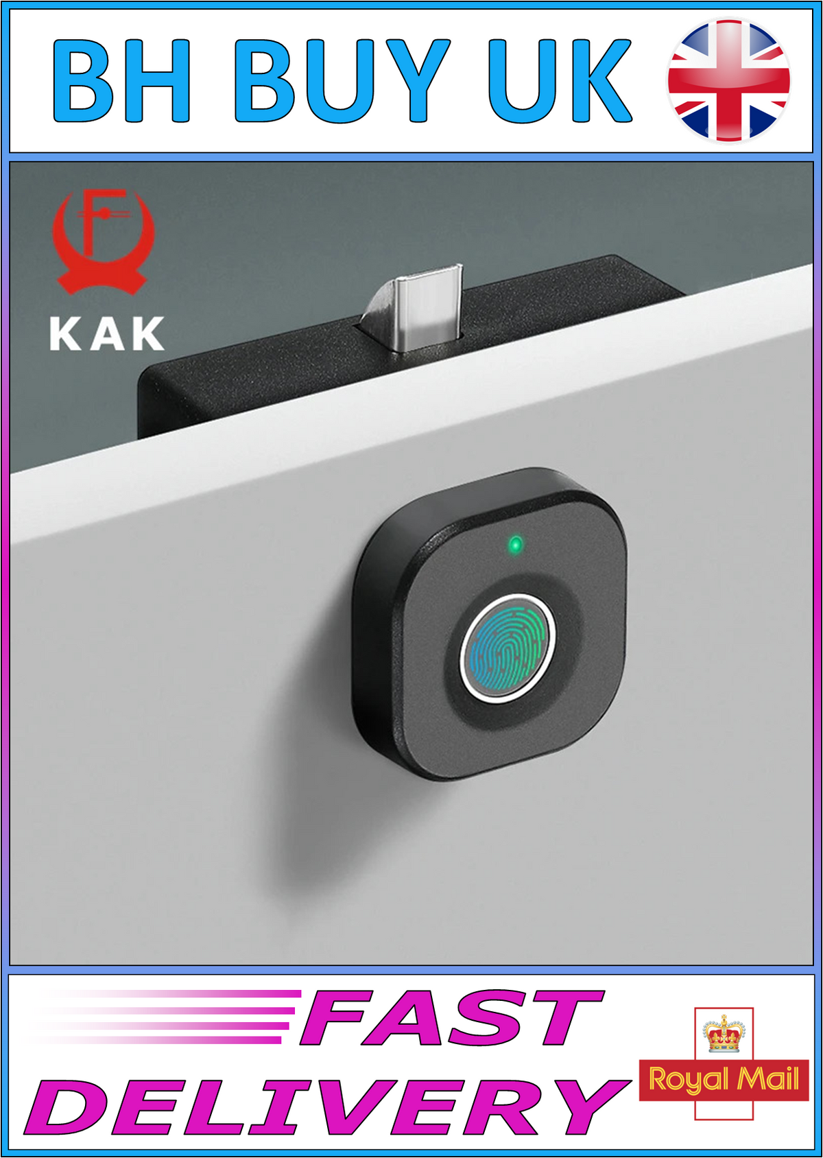 BIOMETRIC FINGERPRINT LOCK, KEYLESS CABINET SMART LOCK