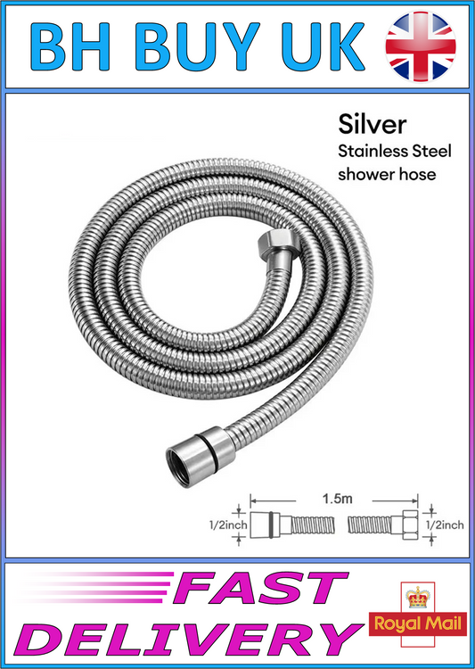 1.5m FLEXIBLE SHOWER HOSE