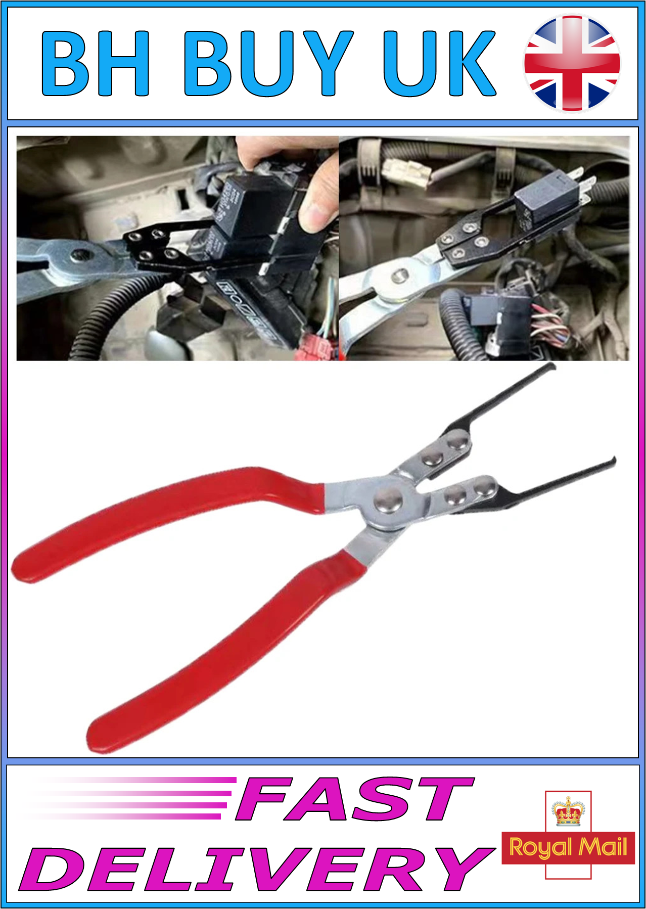 AUTOMOTIVE RELAY CLAMP PLIERS