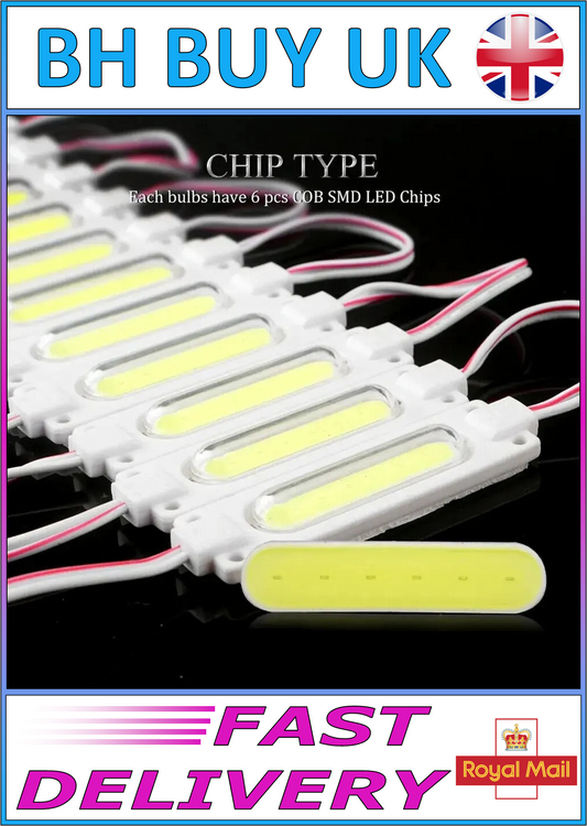 10 x 12v COB LED MODULE - WHITE