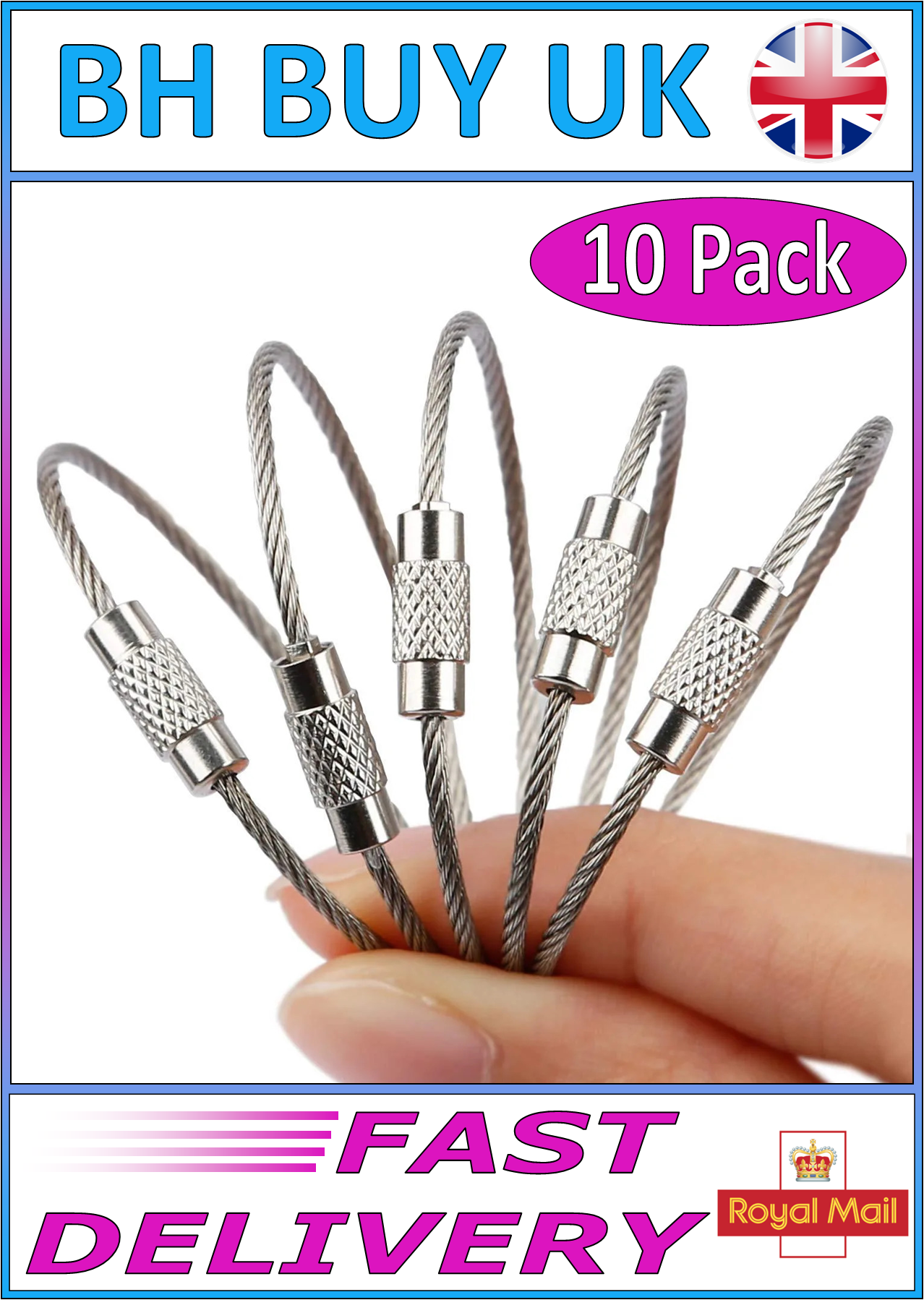 10 x 15cm FLEXIBLE KEYCHAIN