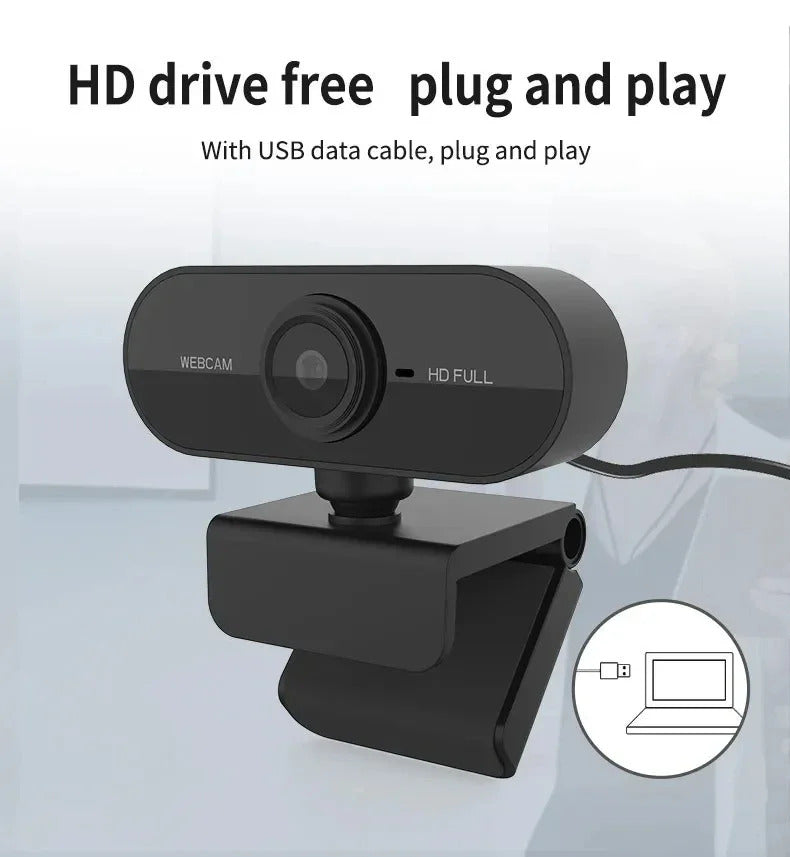 USB CLIP ON 1080P HD WEB CAMERA