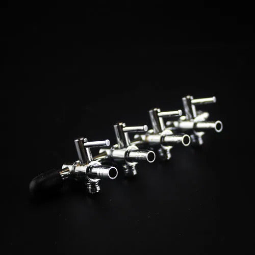 CHROME AQUARIUM / POND AIR TAPS 2, 3, 4 & 5 WAY