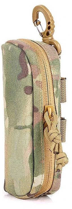 TACTICAL MOLLE SUNGLASSES CASE 1000D NYLON SHOCKPROOF EYEGLASS POUCH HUNTING
