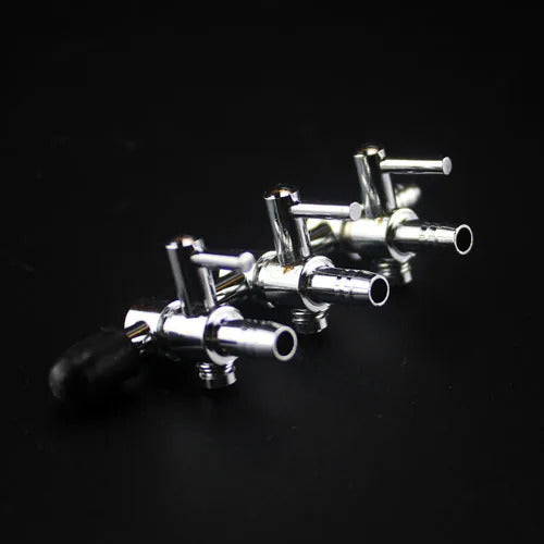 CHROME AQUARIUM / POND AIR TAPS 2, 3, 4 & 5 WAY