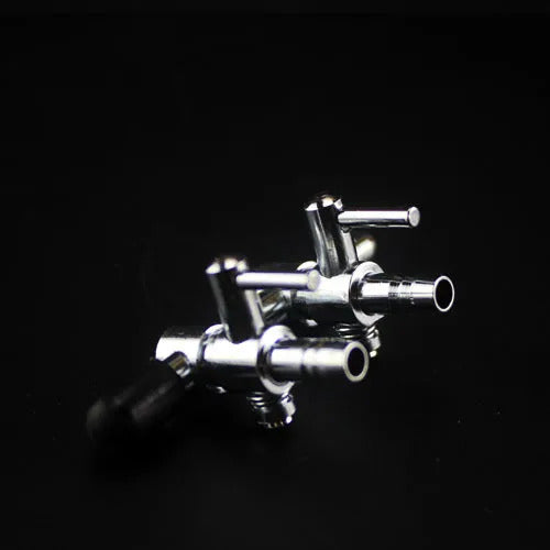 CHROME AQUARIUM / POND AIR TAPS 2, 3, 4 & 5 WAY