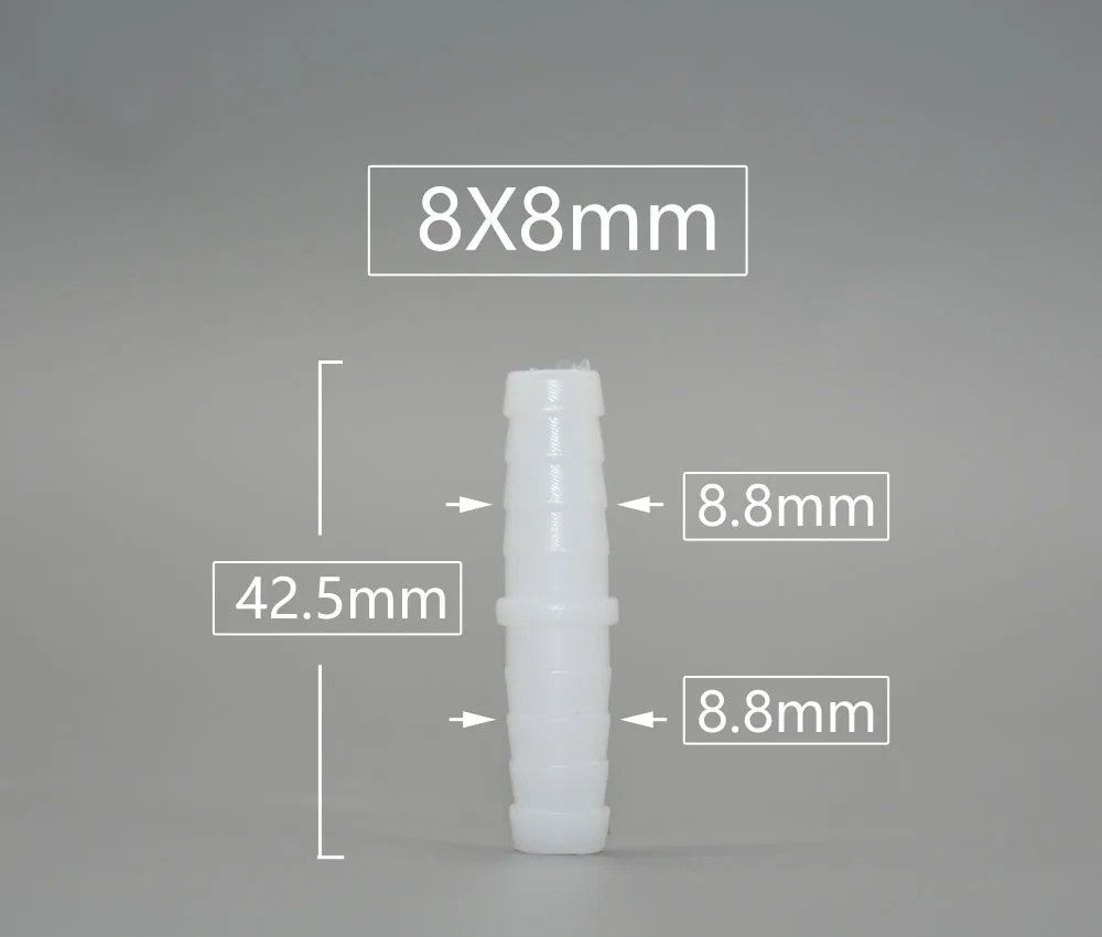 4 6 8 9 10 11 12mm REDUCING BARB CONNECTOR