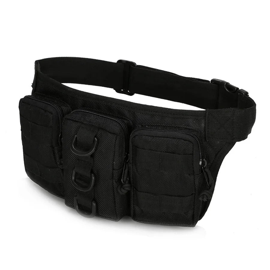 TACTICAL WAIST BAG HUNTING MOLLE POUCH TRIPLE POCKET OUTDOOR CAMPING CYCLING