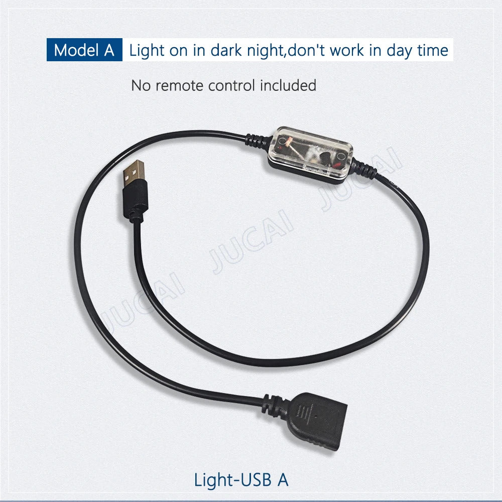 USB LIGHT SENSOR SWITCH ON OFF PHOTOCELL