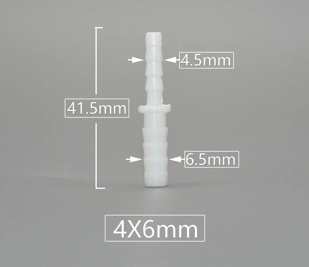 4 6 8 9 10 11 12mm REDUCING BARB CONNECTOR