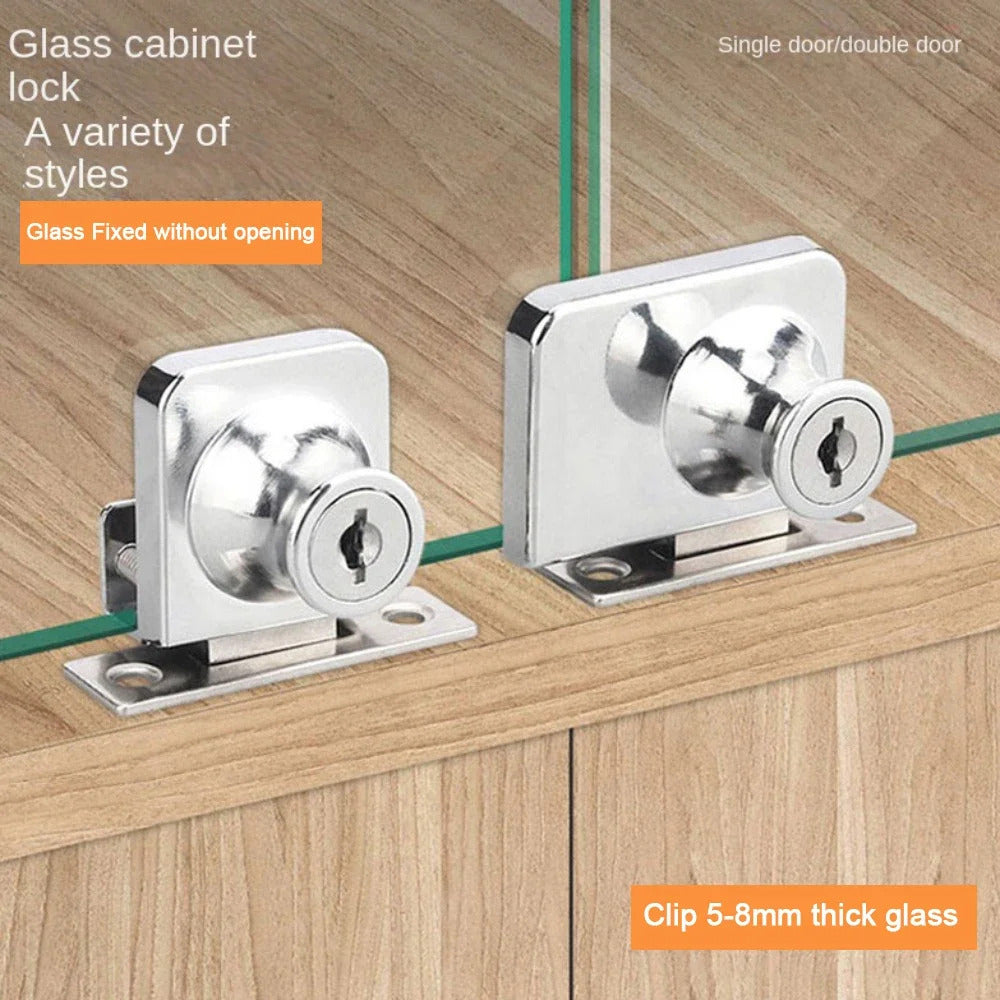 GLASS DOOR LOCK DOUBLE & SINGLE