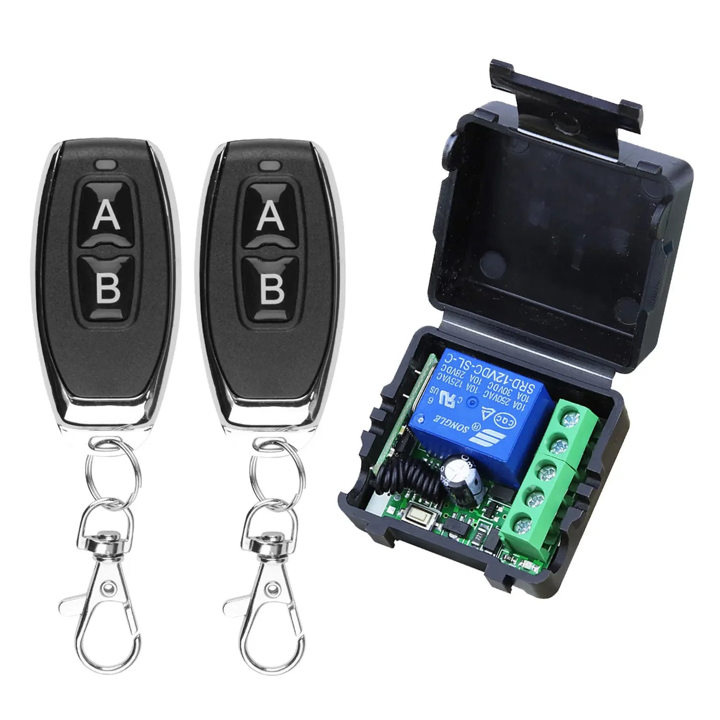 433Mhz 2 x REMOTE CONTROL WIRELESS GATE / DOOR SWITCH