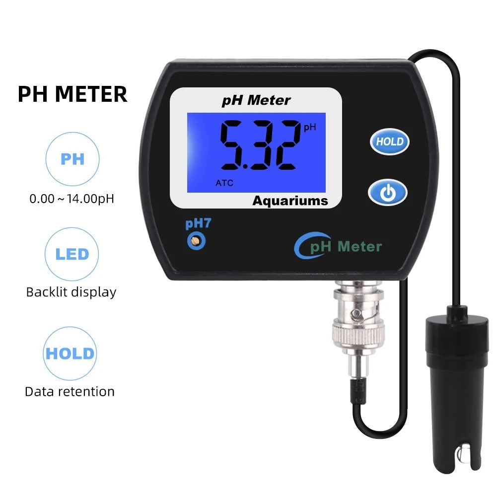 AQUARIUM PH METER WITH PROBE