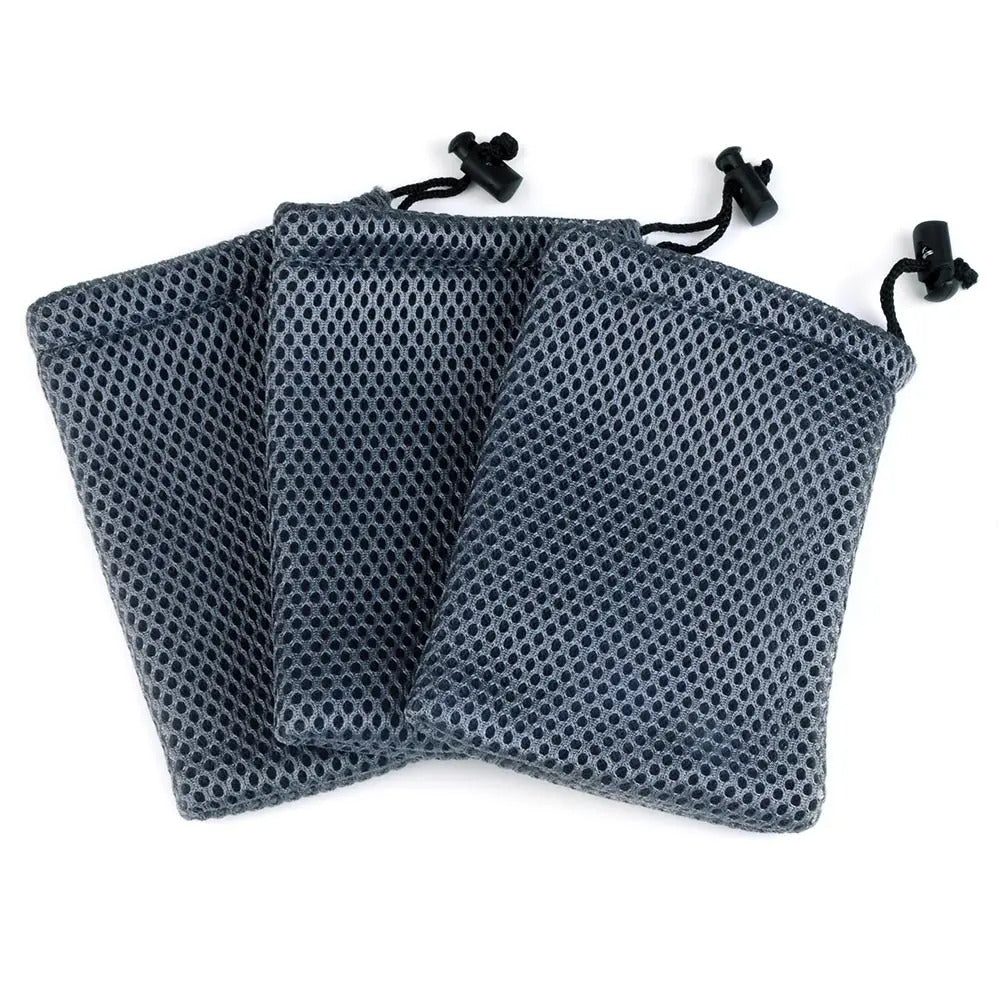 10 x NYLON MESH DRAWSTRING GIFT BAGS 9 x 13CM – JEWELLERY & GIFT POUCHES