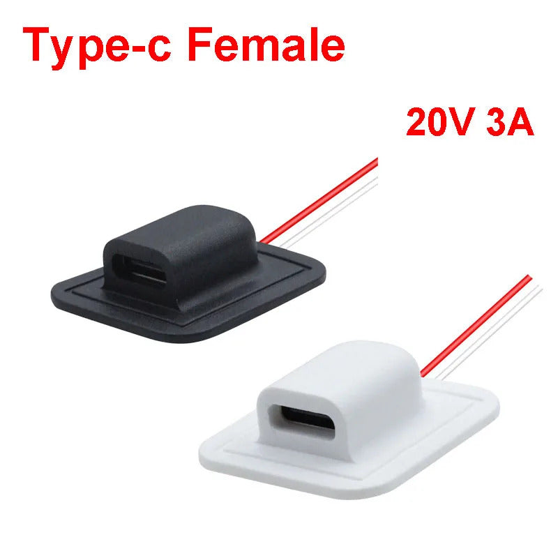 5 x  SURFACE MOUNT USB TYPE C FEMALE CONNECTORS